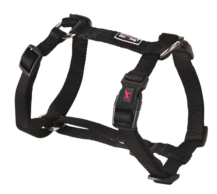 Postroj Gimborn Nylon H 2,5 x 67 - 90 cm černý