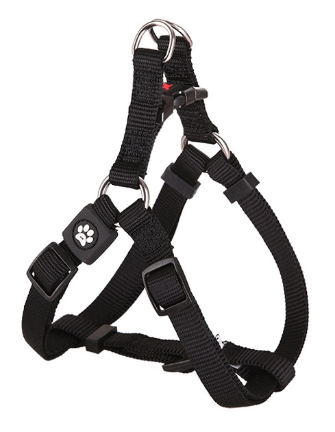 Postroj Gimborn Nylon X 1,5x45-63cm černý