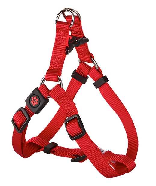Postroj Gimborn Nylon X 1,5x45-63cm červený