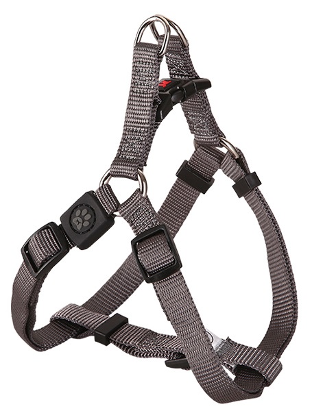 Postroj Gimborn Nylon X 2,0 x 53-77 cm šedivý