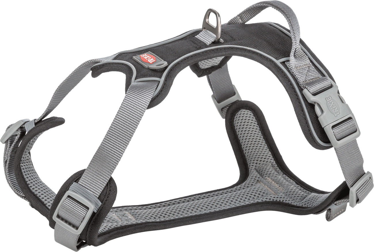Postroj Premium Active Trixie L-XL 74 100 cm 25 mm černý