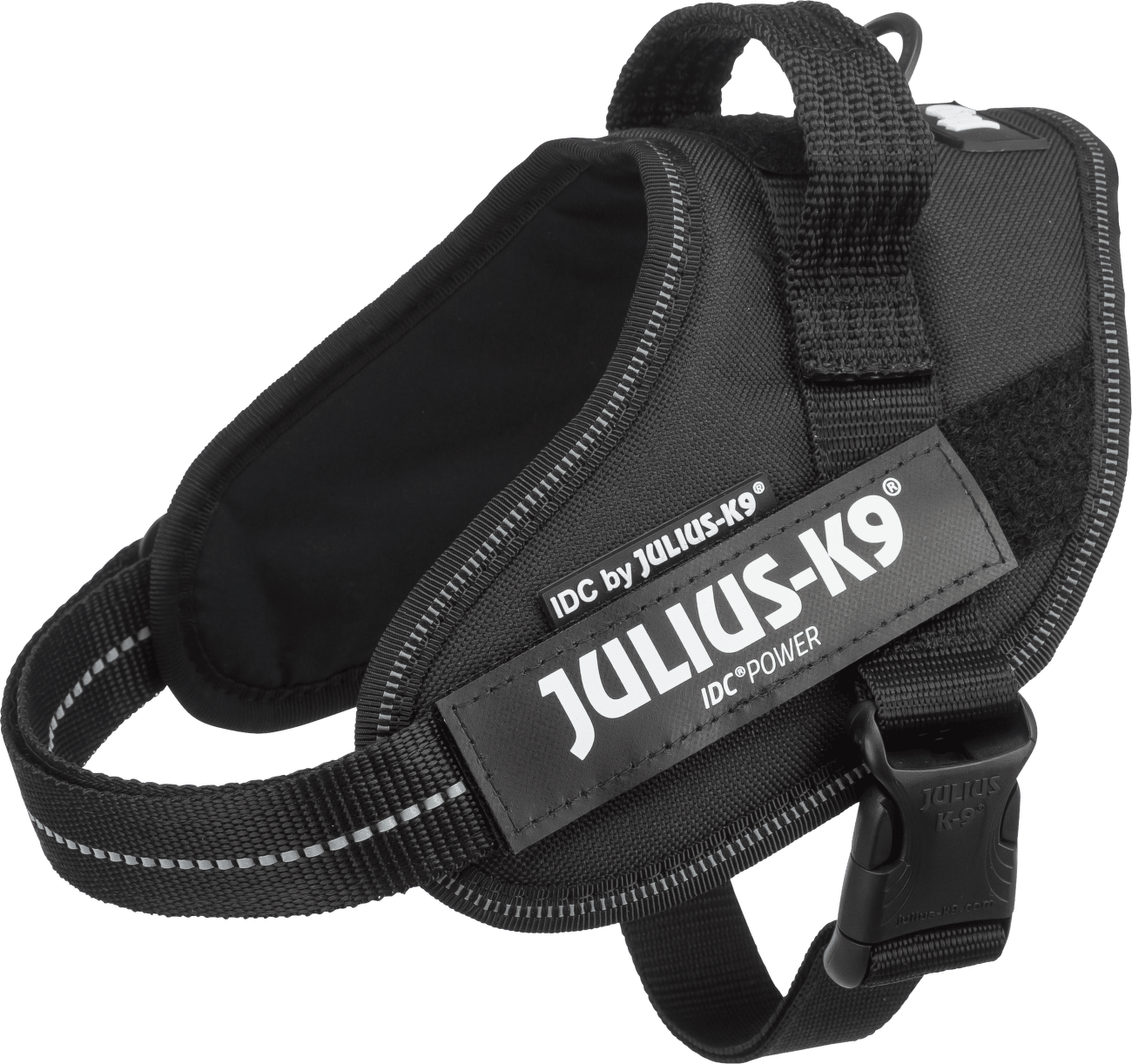 Postroj pro psy Trixie Julius-K9 IDC® černý S/Mini 49–67 cm × 22 mm