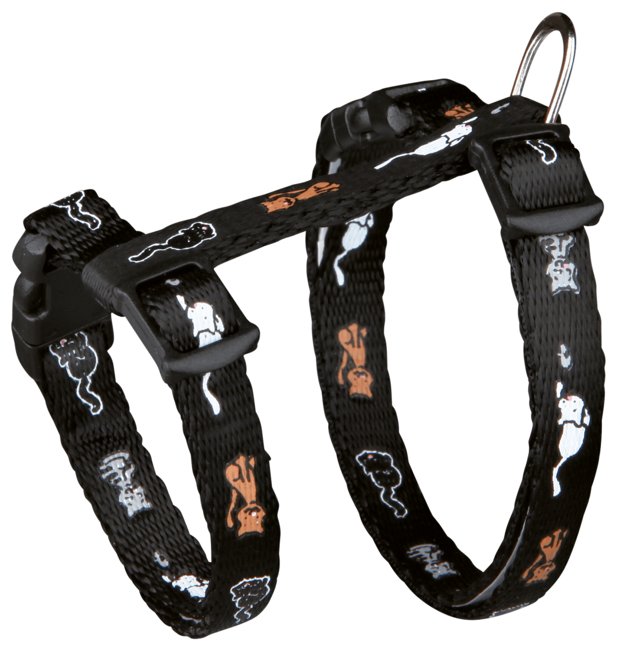 Postroj s vodítkem pro kočky Trixie 21-34cm*8mm*1,2m