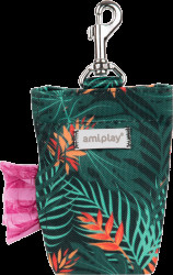 Pouzdro na sáčky na psí exkrementy Amiplay BeHappy Jungle 6 × 2 × 11 cm