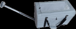 Přepravní box na kolečkách 76cm šedý
