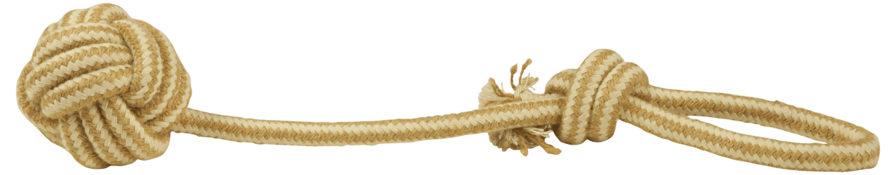 Přetahovadlo Dog Fantasy Juta míč házecí 38cm
