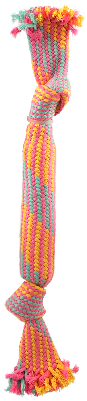 Přetahovadlo Dog Fantasy se zvukem vzor 1, 2 knoty 40cm