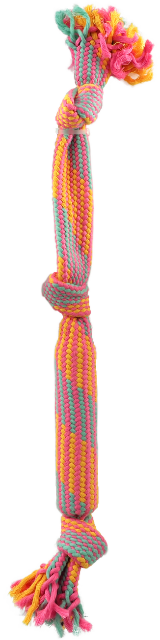 Přetahovadlo Dog Fantasy se zvukem vzor 1, 3 knoty 53cm
