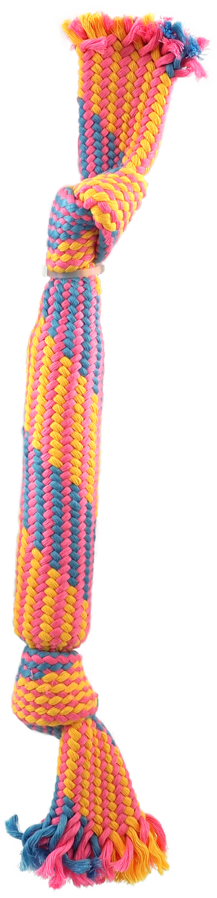 Přetahovadlo Dog Fantasy se zvukem vzor 2, 2 knoty 40cm