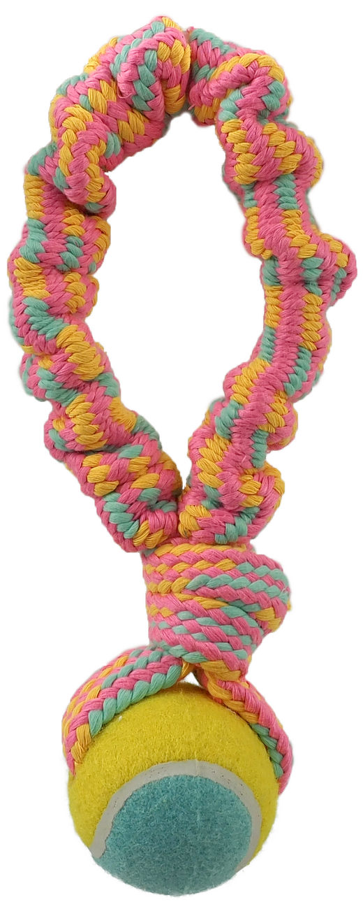 Přetahovadlo Dog Fantasy + tenisák vzor 1, 28cm