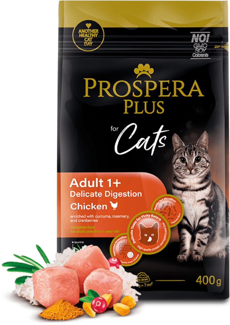 Prospera Plus Adult 1+ Chicken Delicate Digestion 0,4kg