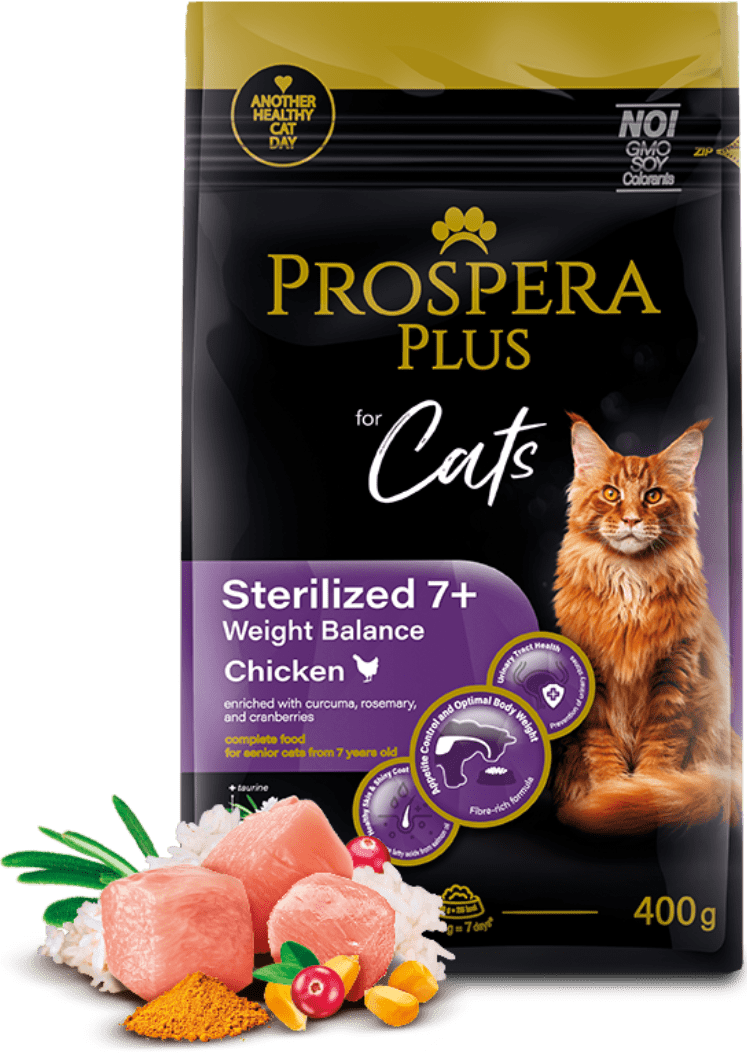 Prospera Plus Sterilized 7+ Chicken Weight Balance 0,4kg