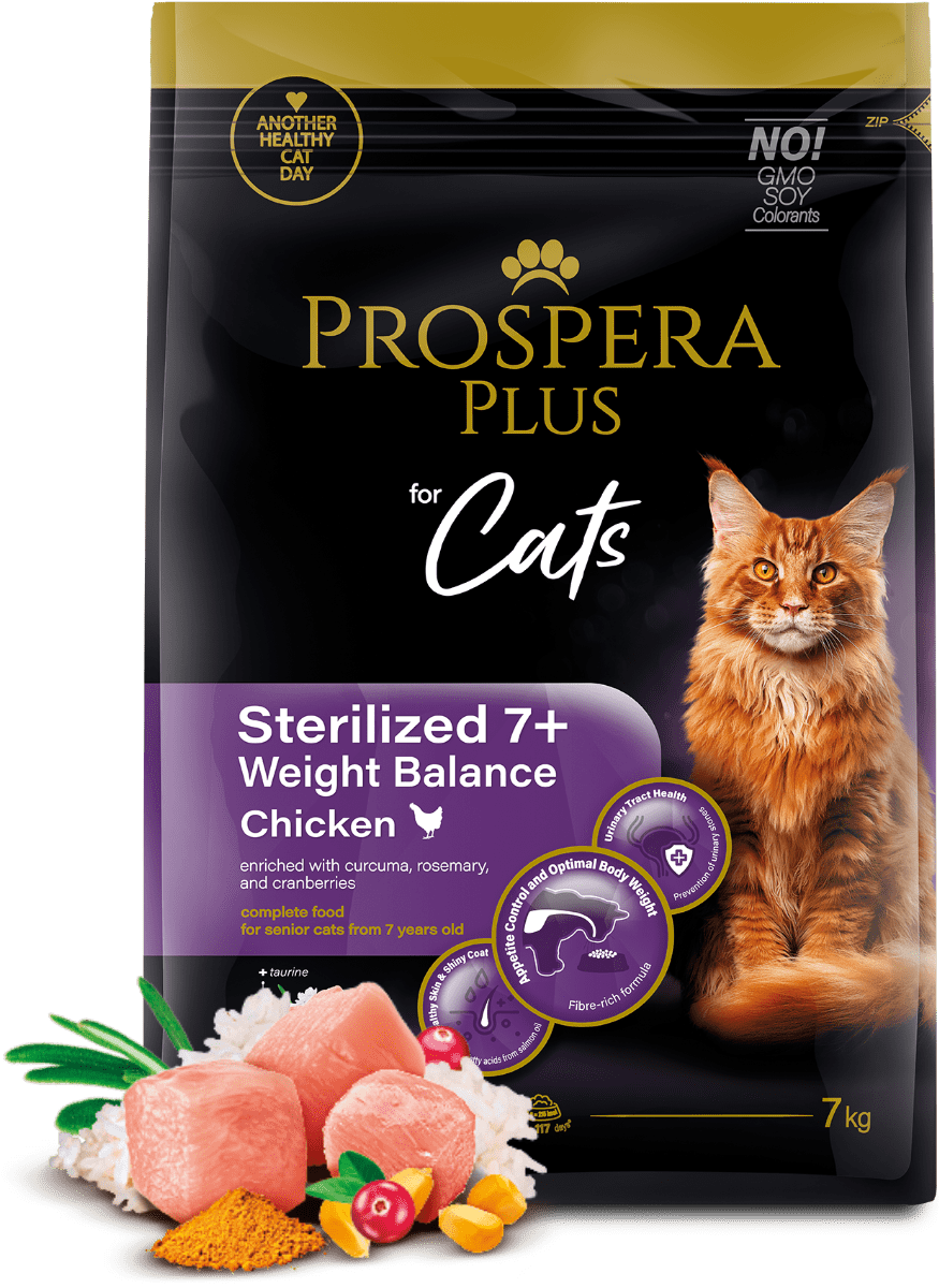Prospera Plus Sterilized 7+ Chicken Weight Balance 7kg