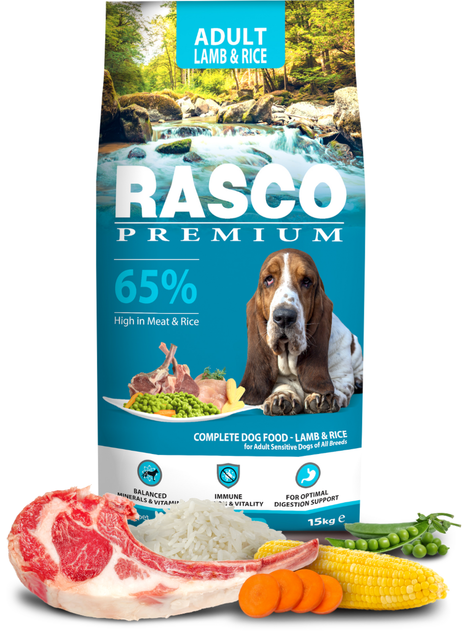 Rasco Premium Adult Lamb & Rice 15kg