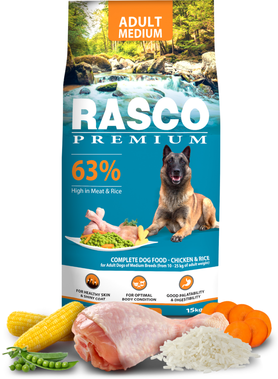 Rasco Premium Adult Medium 15kg