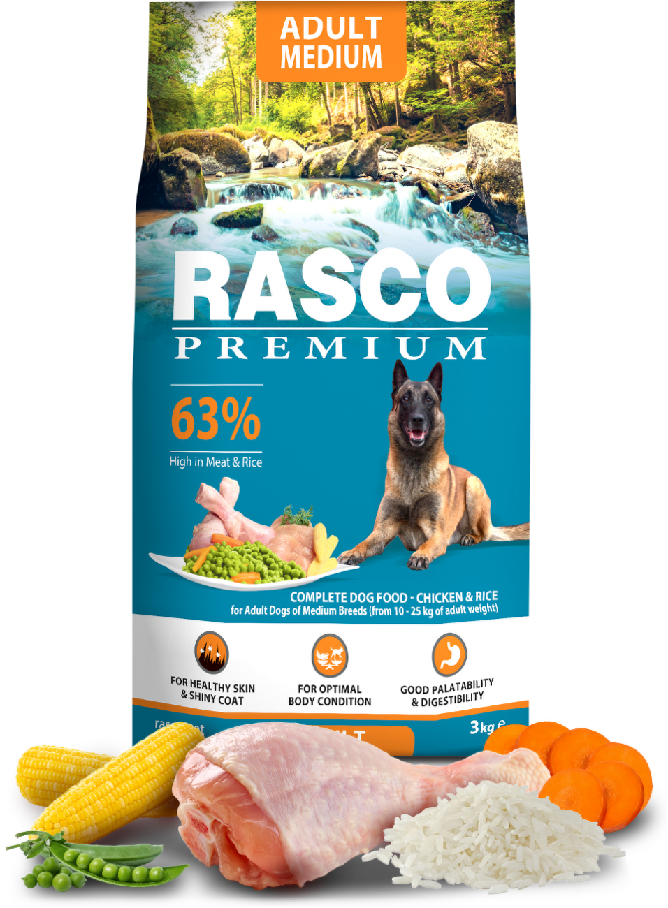 Rasco Premium Adult Medium 3kg