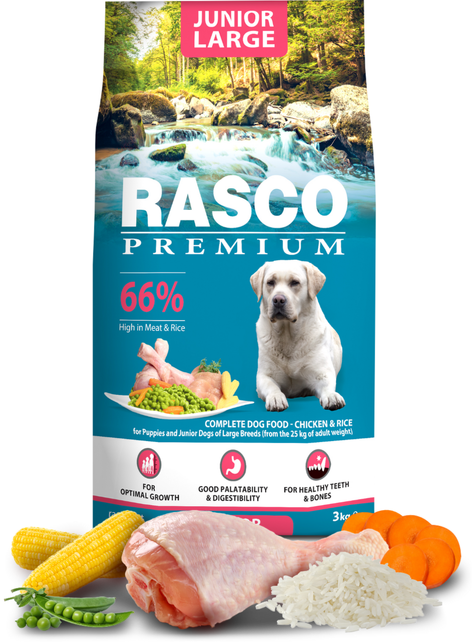 Rasco Premium Junior Large 3kg