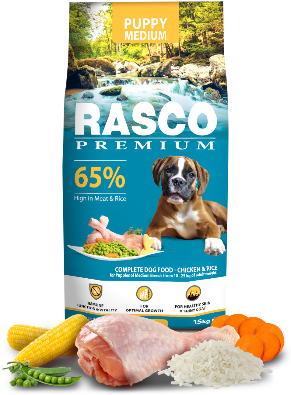 Rasco Premium Puppy Medium 15kg