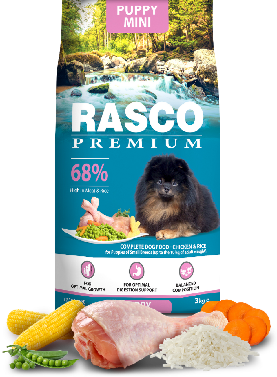 Rasco Premium Puppy Mini 3kg