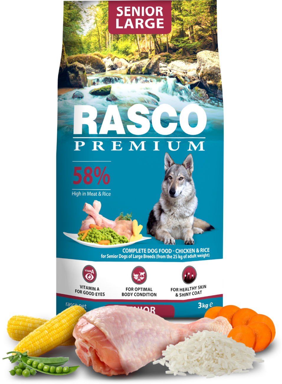 Rasco Premium Senior Large 3kg
