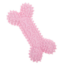Reedog Bone, gumová dentální hračka pro psy, 12 cm - růžová | P46818