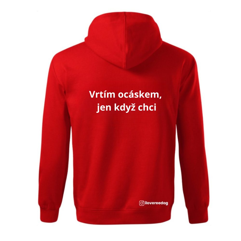 Reedog mikina červená "Ocásek" | P58438