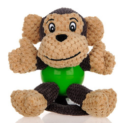 Reedog monkey ball, pískací hračka pro psy, 17 cm | P49490