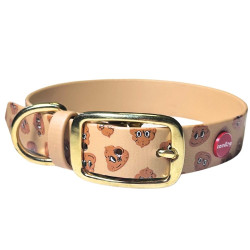 Reedog obojek béžový Hovínka Biothane