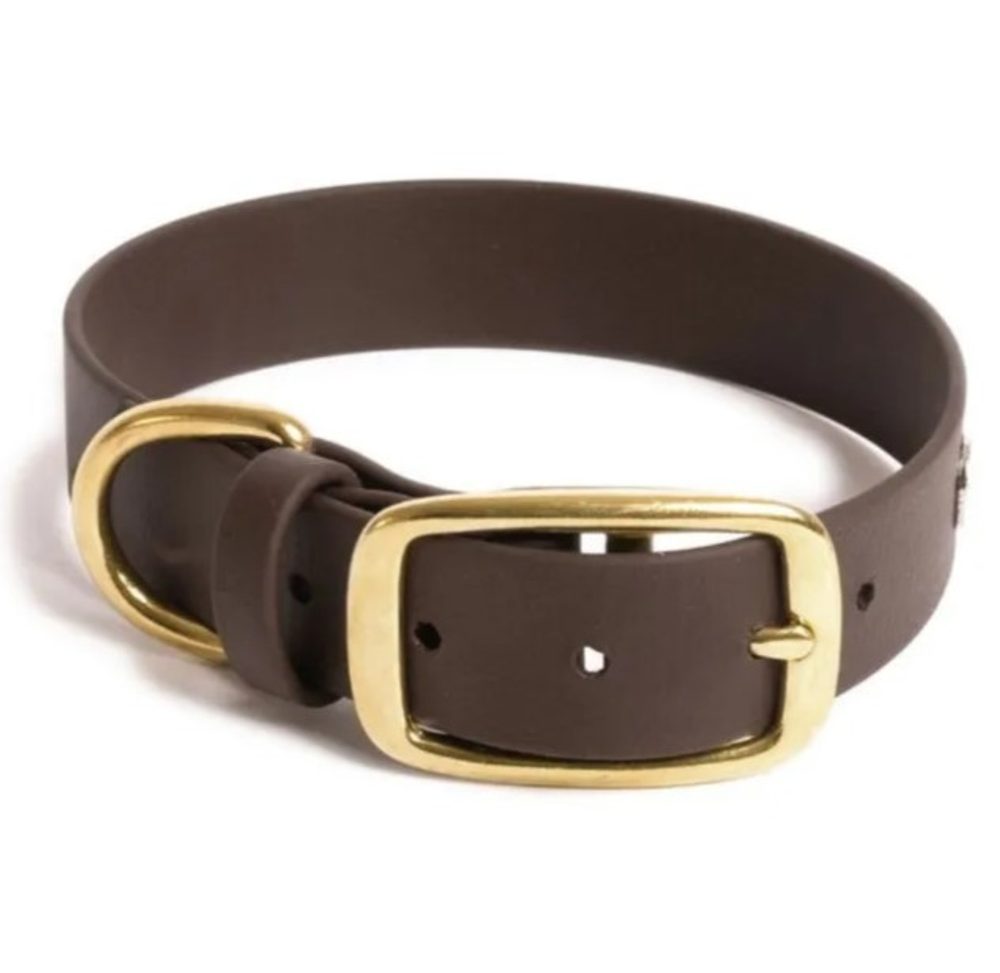 Reedog obojek tmavě hnědý Biothane