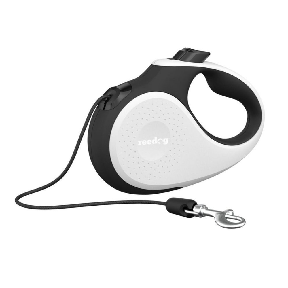 Reedog Senza Premium samonavíjecí vodítko S 12kg / 5m lanko / bílo-černé | P40171