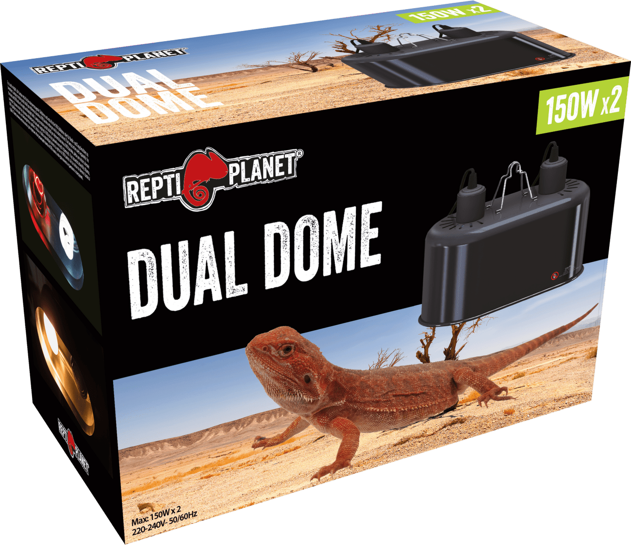 Repti Planet Osvětlení Dual Dome 2x150W