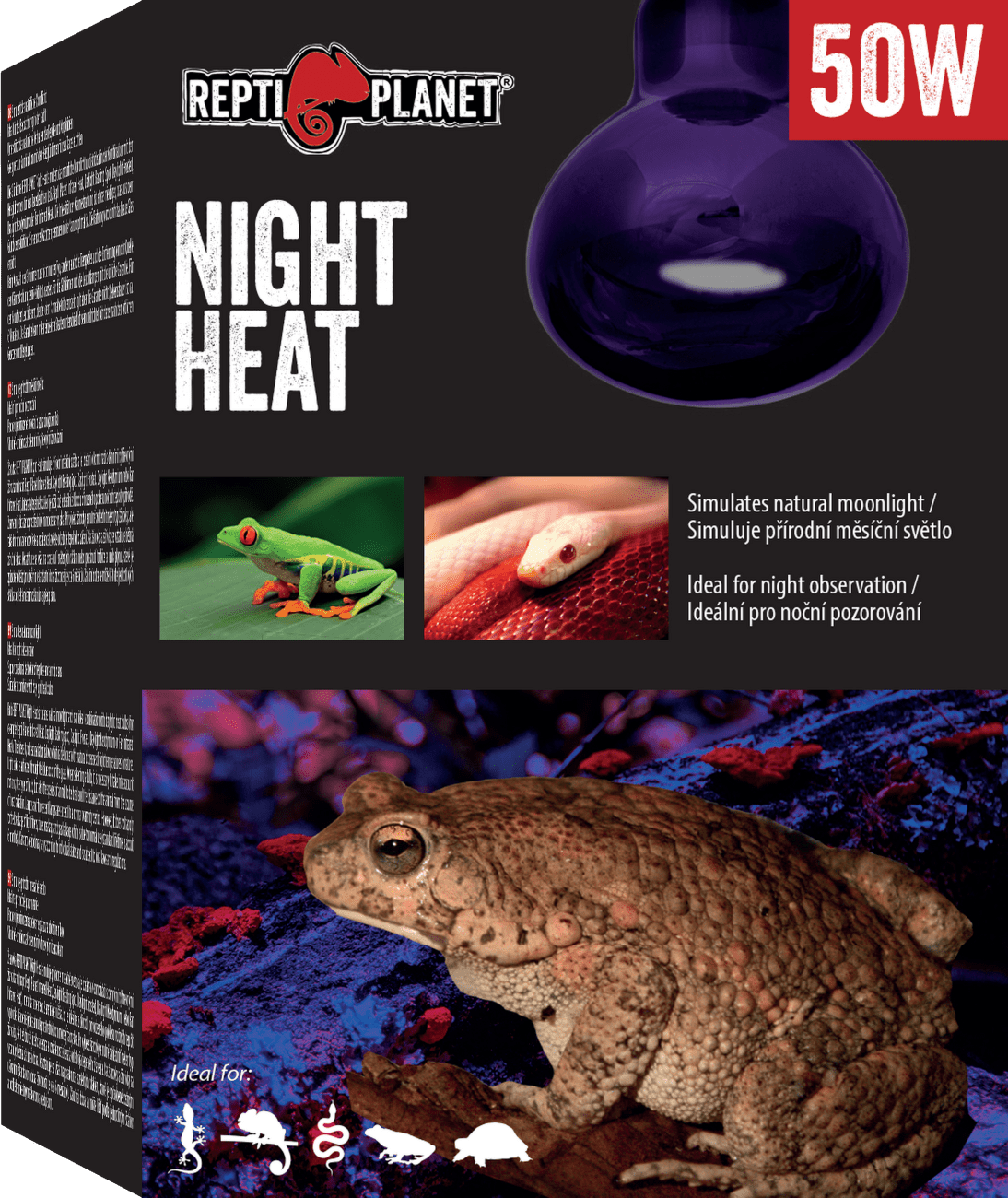 Repti Planet žárovka Moonlight Heat 50W