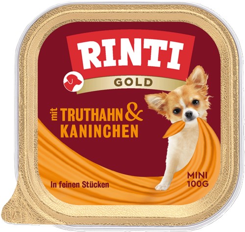 RINTI Gold mini krůta a králík 100g