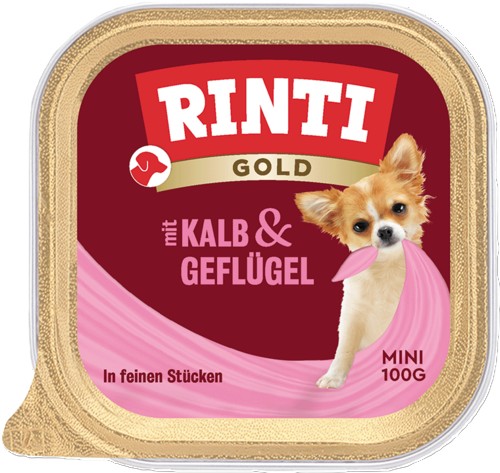 RINTI Gold mini telecí a drůbež 100g