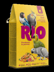 RIO gurmánské krmivo pro střední papoušky a papoušky 250g