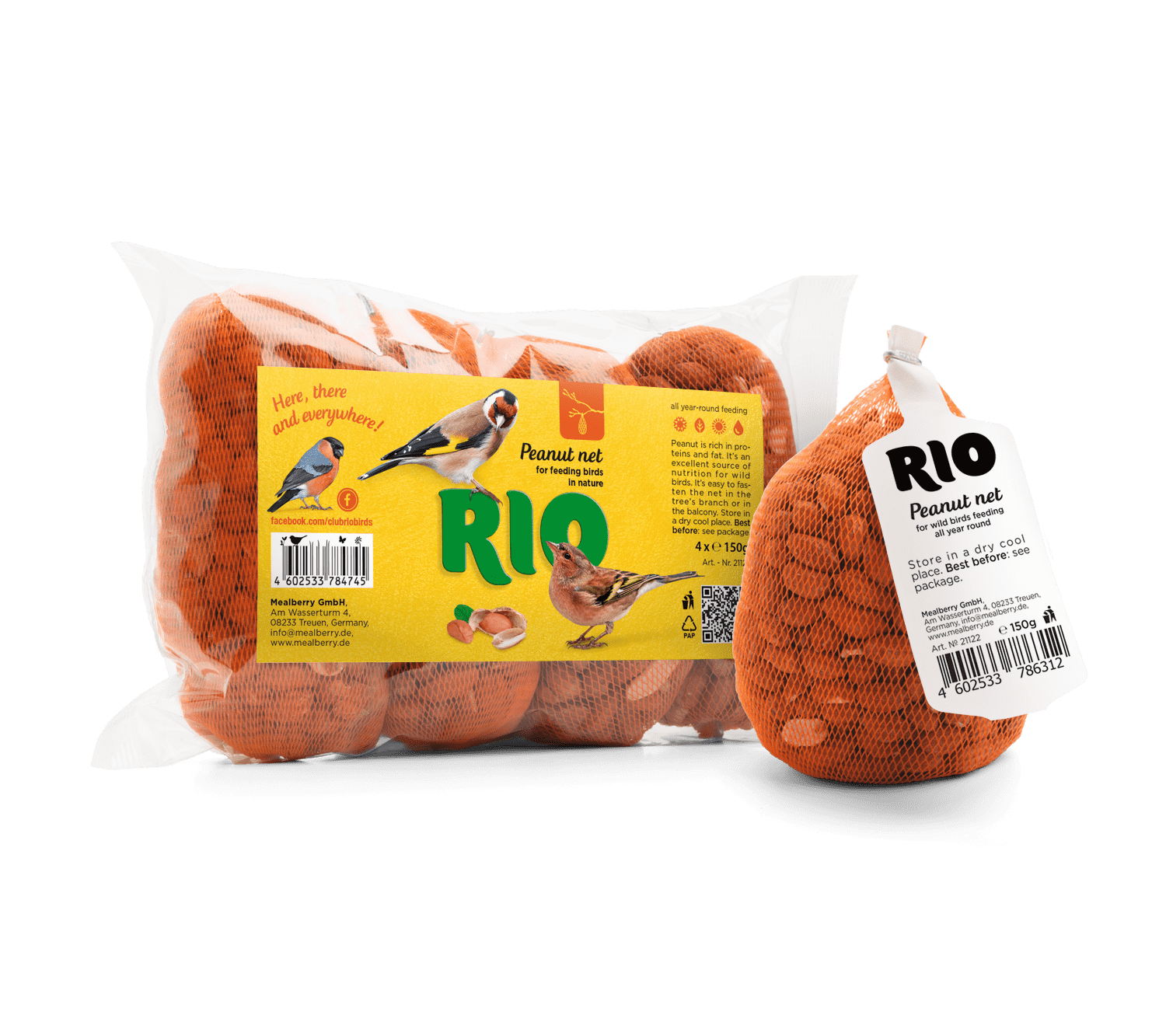 RIO síťka s arašídy 4x 150 g