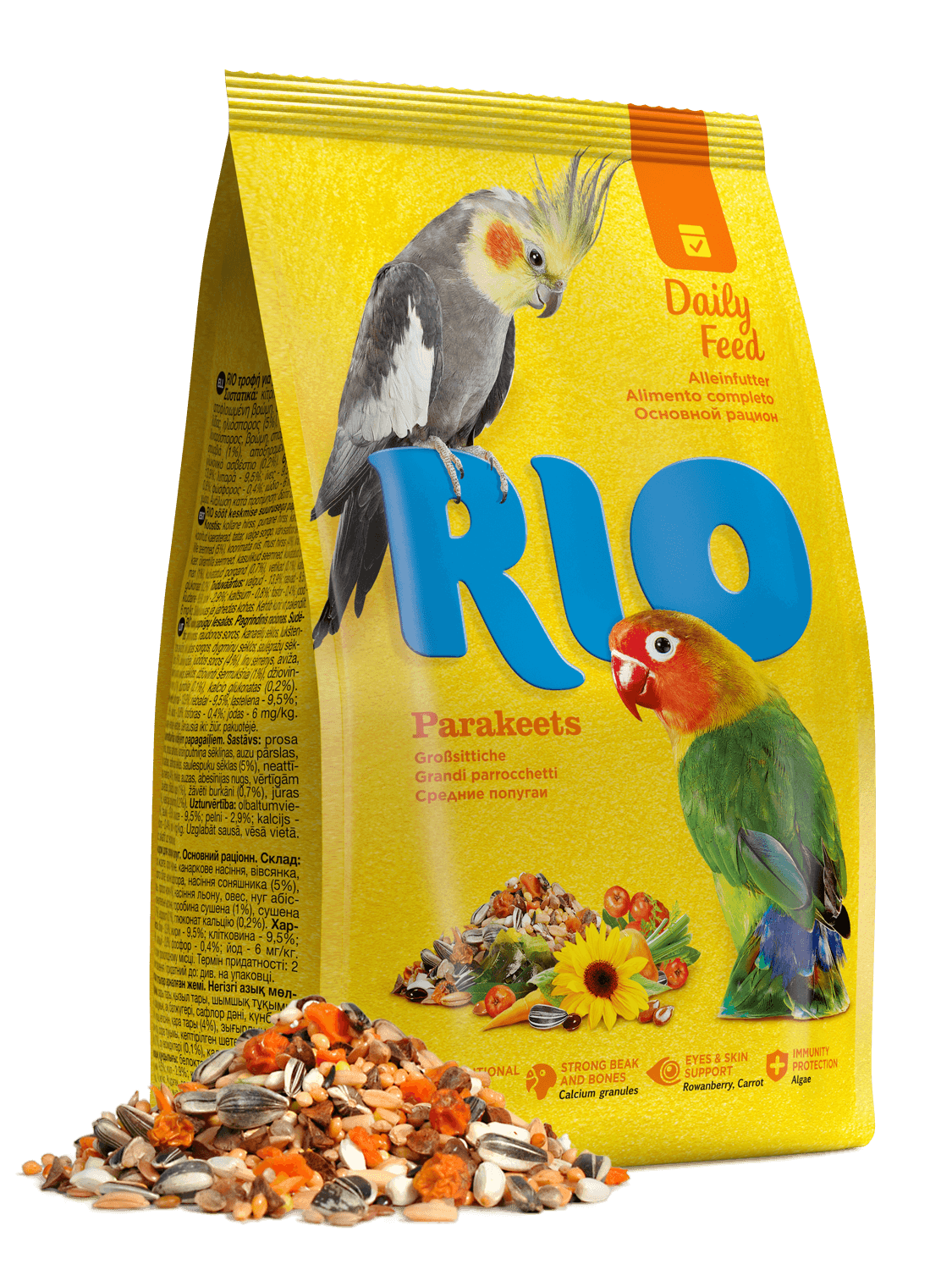 RIO směs pro střední papoušky  3 kg
