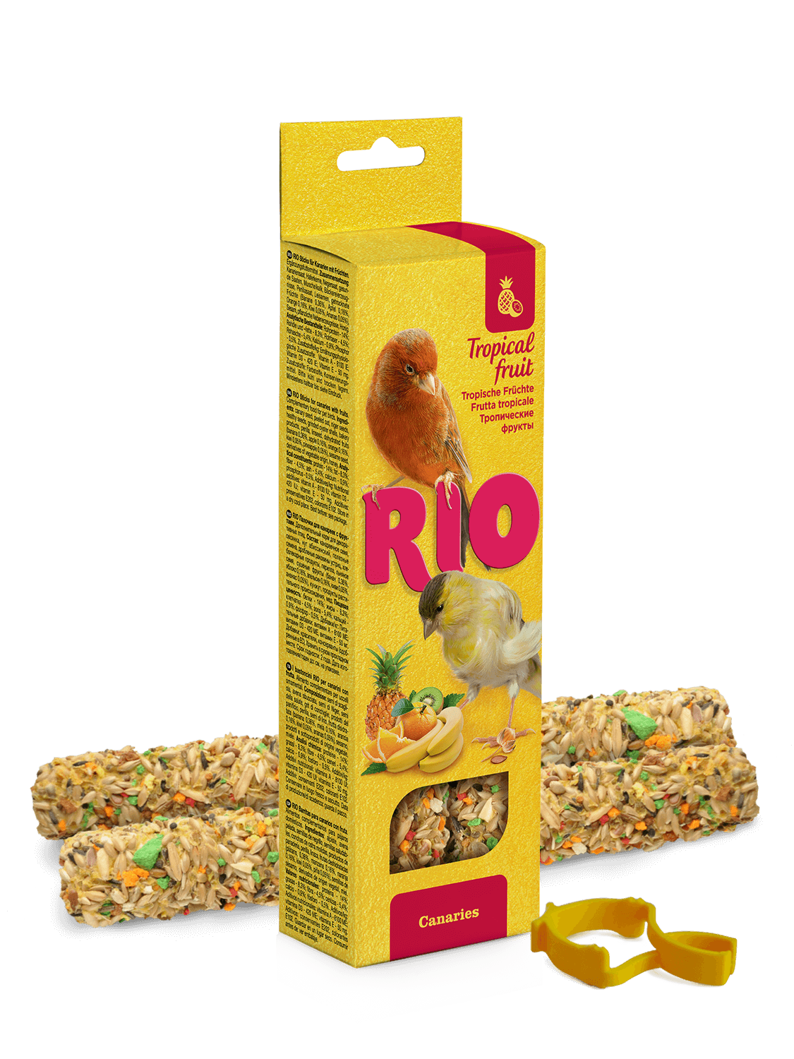 RIO tyčinky pro kanárky s tropickým ovocem 2x 40 g