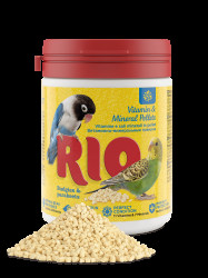 RIO vitaminové a minerální pelety pro andulky a střední papoušky 120 g