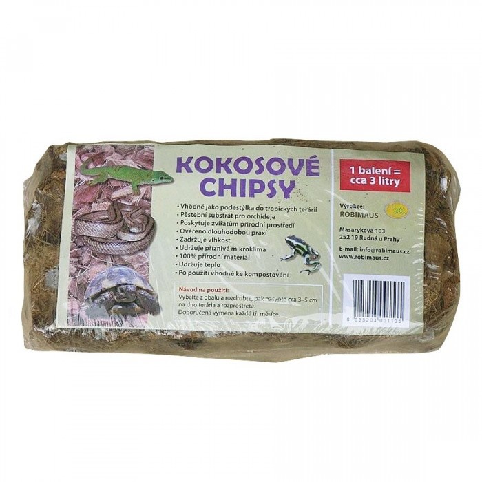 Robimaus kokosové chipsy lisované 3 l