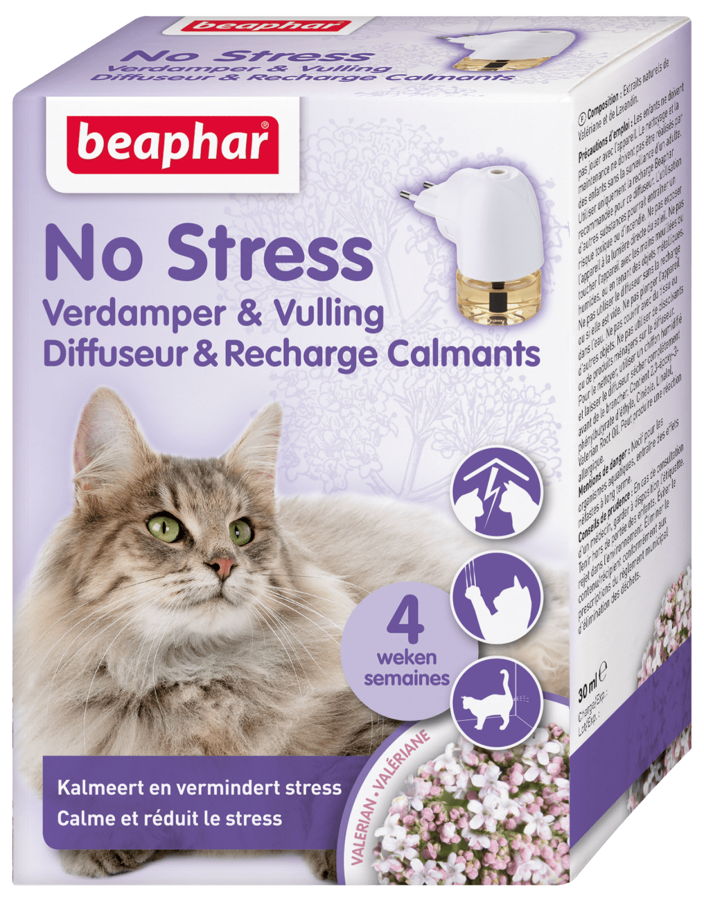 Sada pro kočky s difuzérem Beaphar No Stress 30 ml