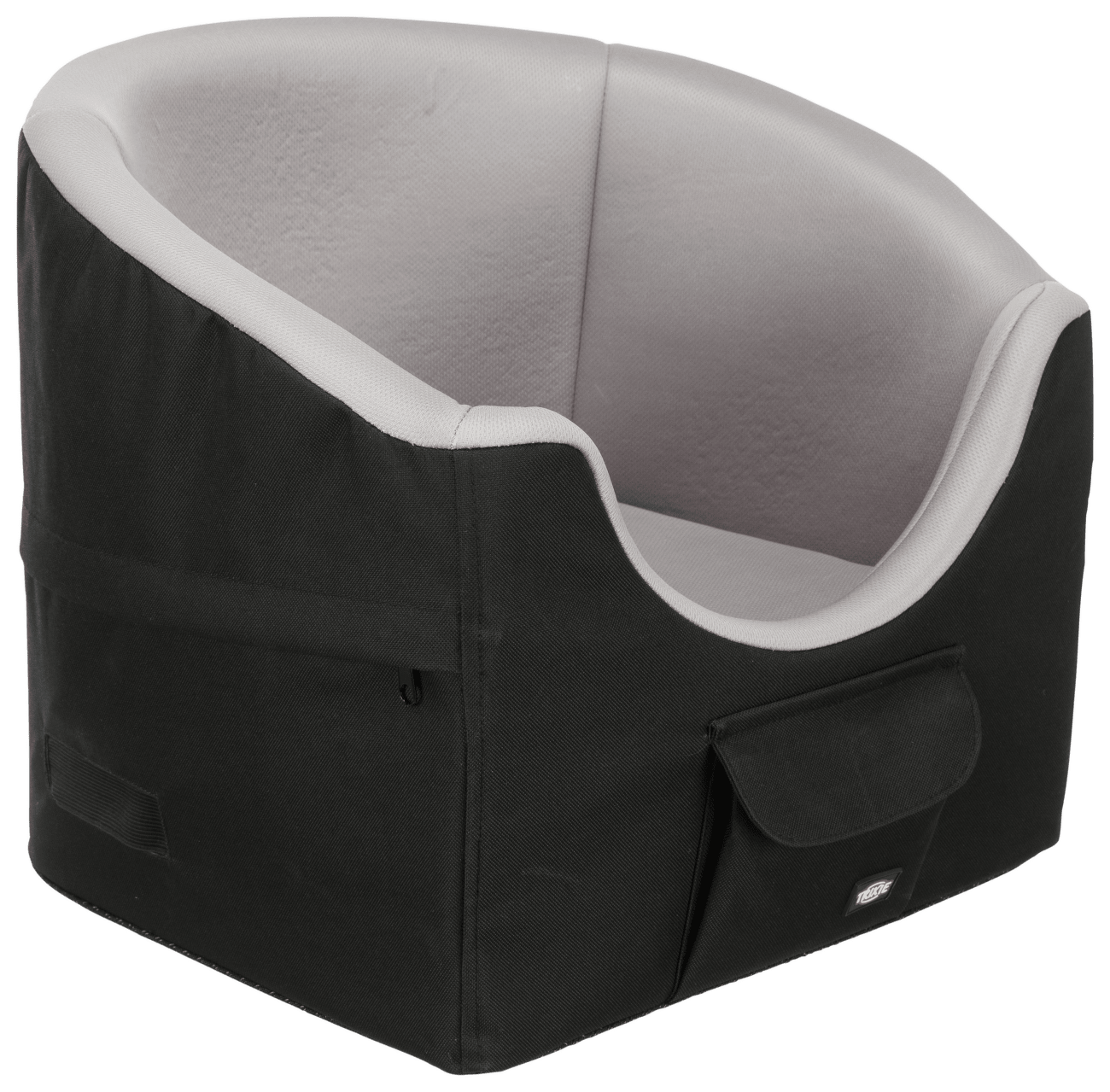 Sedačka do auta 45×39×42cm černo-šedá