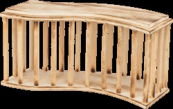 Seník jasličky pro hlodavce Trixie 37 x 19 x 13 cm opalované dřevo