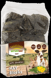 Seno Nature Land Hay bloky s pampeliškou 600g