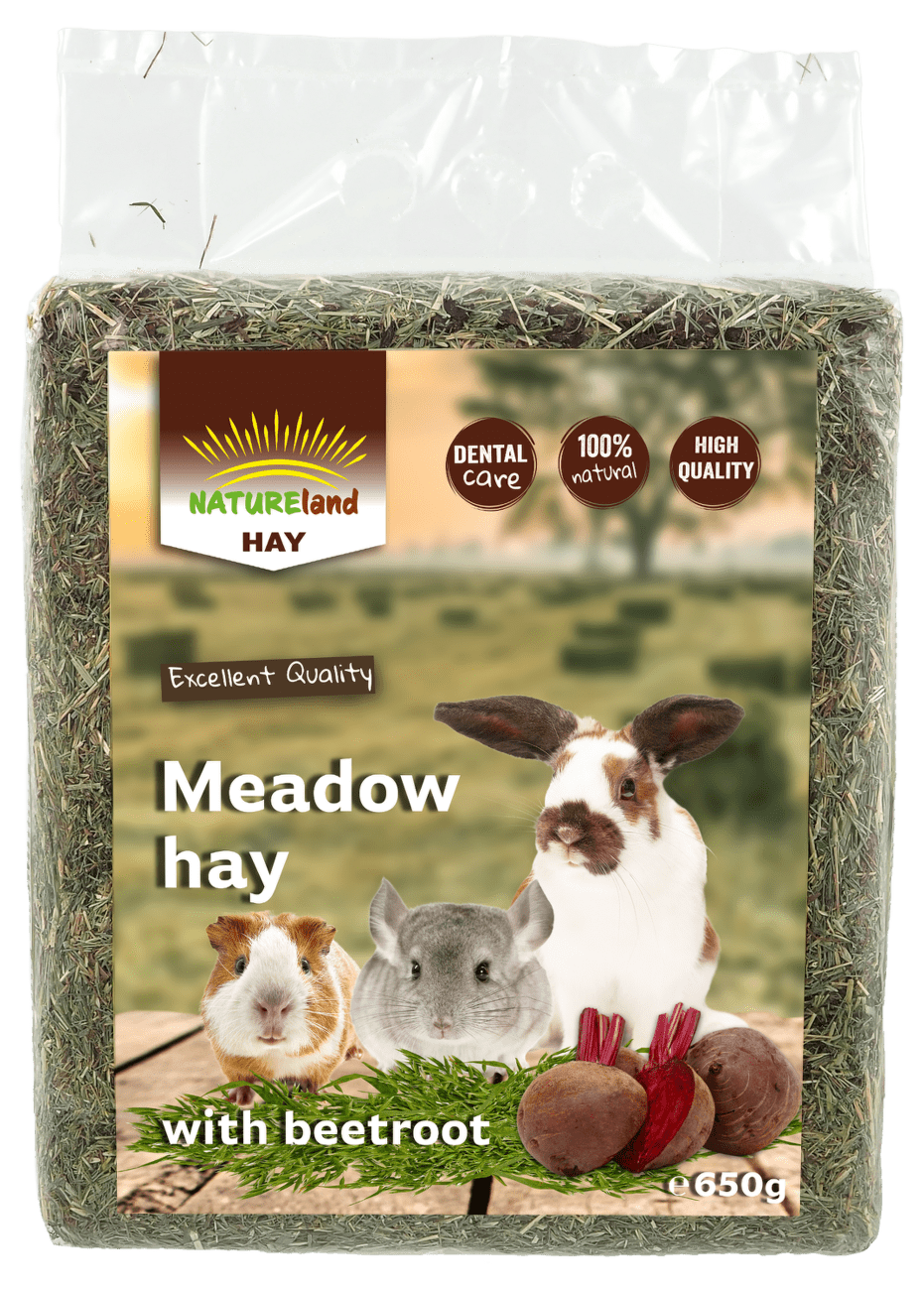 Seno Nature Land Hay s červenou řepou 650g​