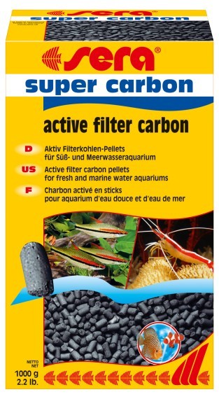 Sera aktivní uhlí Super Carbon 1 kg