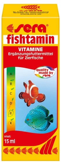 Sera multivitamínový preparát pro akvarijní ryby Fishtamin 15 ml