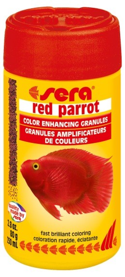 Sera speciální krmivo pro papouščí cichlidy Red Parrot 250 ml