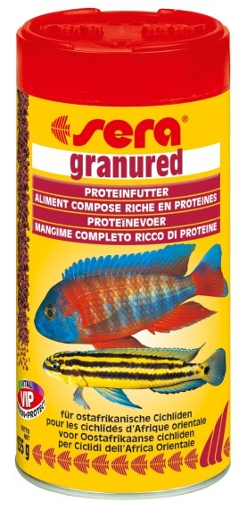 Sera základní krmivo pro dravé cichlidy Granured 250 ml NATURE