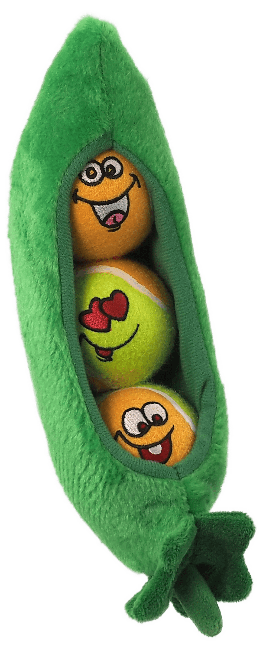 Set míčků Crazy ball M pískací ve tvaru lusku 24cm